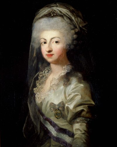 Portrait de la princesse Carolina Maria Teresa Giuseppa de Parme 1770-1804, fin du 18ème siècle - Unbekannt