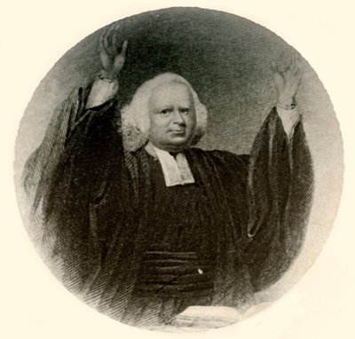 Portrait du révérend George Whitefield en robe et perruque portées en Nouvelle-Angleterre, vers 1750, 1937 - Unbekannt