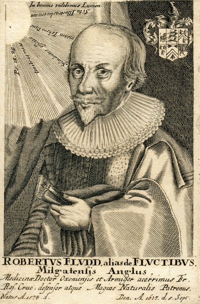 Portrait de Robert Fludd 1574-1637, XVIIe siècle - Unbekannt
