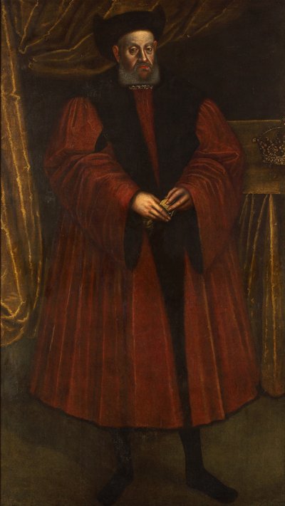 Portrait de Sigismond Ier de Pologne 1467-1548, 17ème siècle - Unbekannt