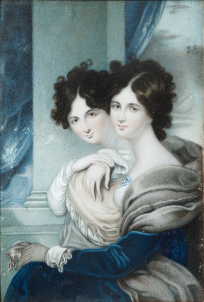 Portrait des sœurs princesses Anna Petrovna 1777-1805 et Ekaterina Petrovna 1783-1830 Lopukhin - Unbekannt