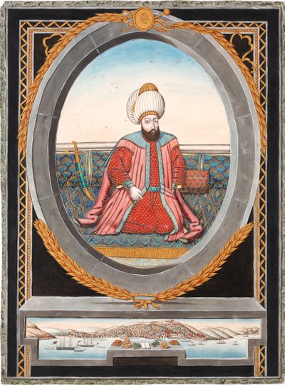 Portrait du sultan Murad II 1404-1451 - Unbekannt