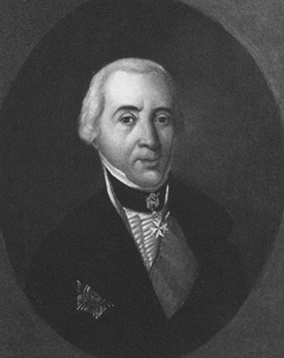 Portrait de Vasily Yevdokimovich Adadurov 1709-1780 - Unbekannt