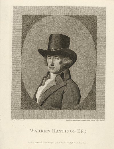 Portrait de Warren Hastings - Unbekannt