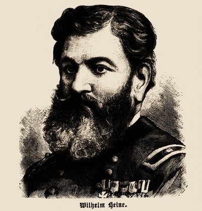 Portrait de Wilhelm Heine 1827-1885, 1886 - Unbekannt
