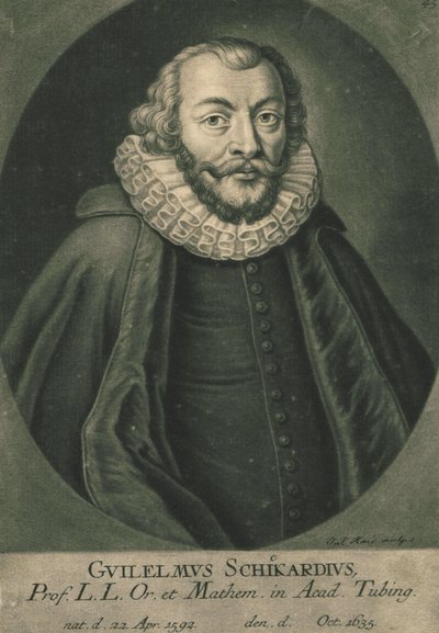 Portrait de Wilhelm Schickard 1592-1635 - Unbekannt
