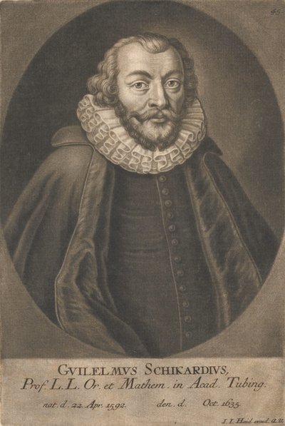 Portrait de Wilhelm Schickard 1592-1635 - Unbekannt