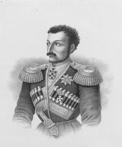Portrait du général de division Nikolay Sleptsov 1815-1851, 1877 - Unbekannt