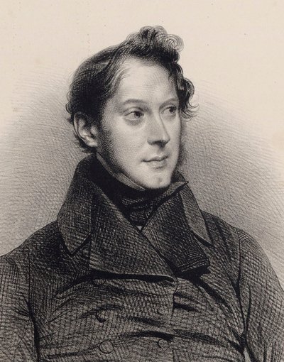 Portrait du pianiste et compositeur Amédée Méreaux 1802-1874 - Unbekannt