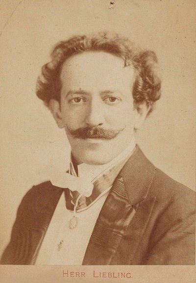 Portrait du pianiste et compositeur Georg Liebling - Unbekannt