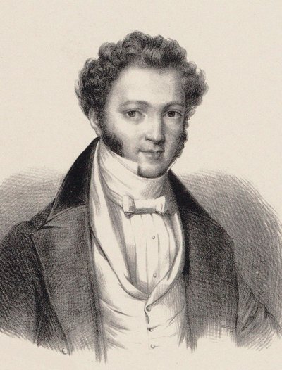 Portrait du pianiste et compositeur Ignaz Moscheles - Unbekannt