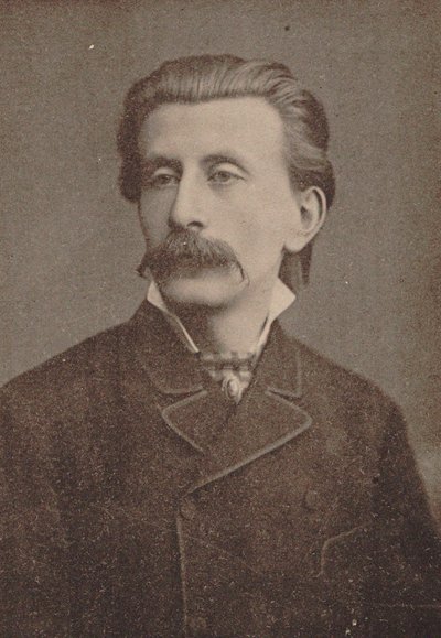Portrait du pianiste et compositeur Moritz Moszkowski 1854-1925, ca. 1886-1890 - Unbekannt
