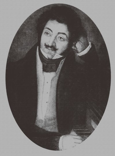 Portrait du compositeur Alexandre Aleksandrovich Alyabyev 1787-1851, années 1810 - Unbekannt