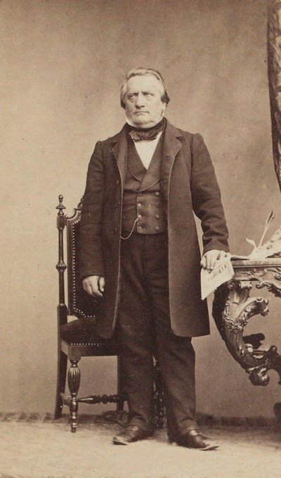 Portrait du compositeur Franz Lachner 1803-1890, vers 1850 - Unbekannt