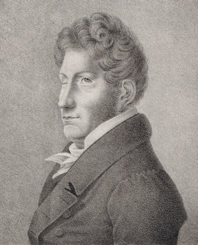 Portrait du compositeur Friedrich Kuhlau 1786-1832 - Unbekannt