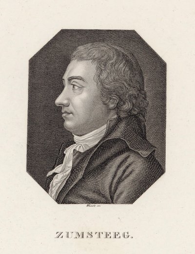 Portrait du compositeur Johann Rudolf Zumsteeg 1760-1802, vers 1800 - Unbekannt