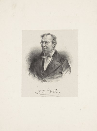 Portrait du compositeur Johann Wilhelm Wilms 1772-1847, 1835 - Unbekannt