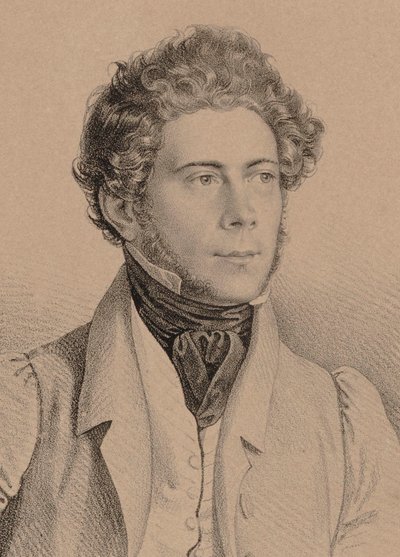 Portrait du compositeur Joseph Lanner 1801-1843, 1830 - Unbekannt