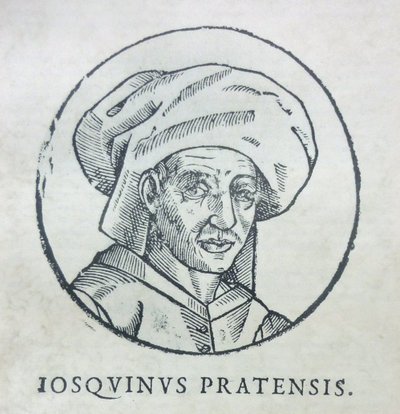 Portrait du compositeur Josquin des Prez, vers 1610 - Unbekannt