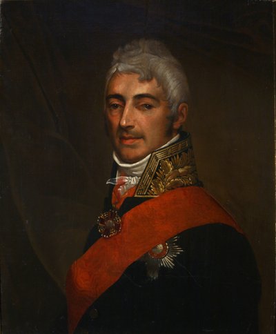 Portrait du poète Ivan Ivanovich Dmitriev, 1810s - Unbekannt