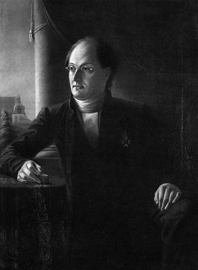 Portrait du poète Johan Ludvig Runeberg 1804-1877 - Unbekannt
