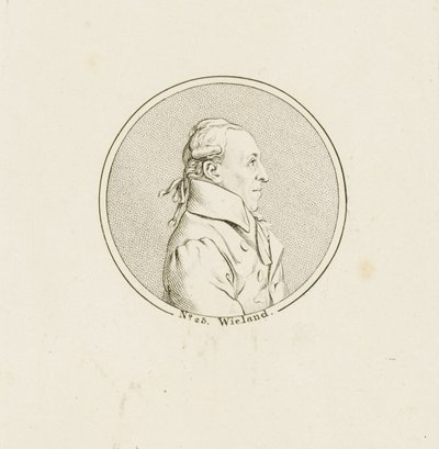 Portrait du poète et écrivain Christoph Martin Wieland 1733-1813 - Unbekannt
