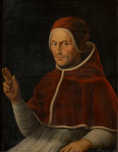 Portrait du pape Adrien VI 1459-1523 - Unbekannt