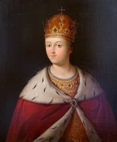 Portrait de la régente Sofia Alexeïevna, première moitié du 19ème siècle - Unbekannt