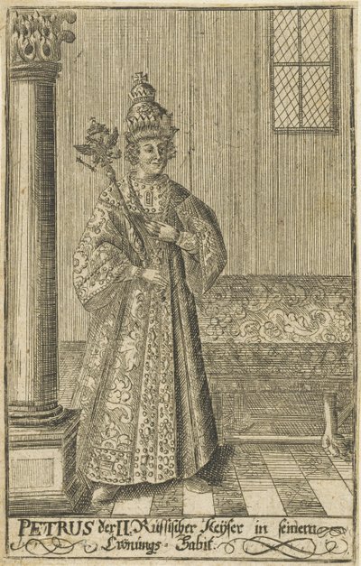 Portrait du tsar Pierre II de Russie - Unbekannt