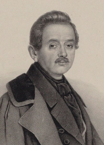 Portrait du compositeur Alexei Fyodorovich Lvov 1798-1870 - Unbekannt