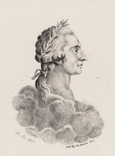 Portrait du compositeur Antonio Sacchini 1730-1786, 1823 - Unbekannt