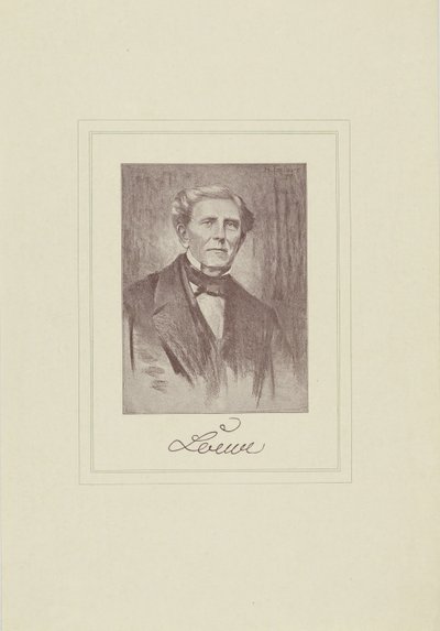Portrait du compositeur Carl Loewe 1796-1869 - Unbekannt