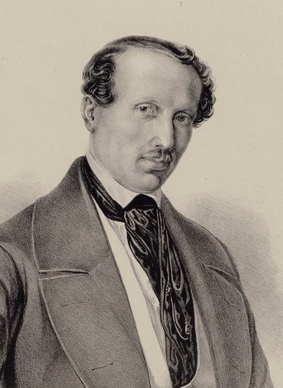 Portrait du compositeur Hans Christian Lumbye 1810-1874, c. 1850 - Unbekannt