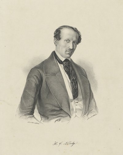 Portrait du compositeur Hans Christian Lumbye 1810-1874, vers 1850 - Unbekannt