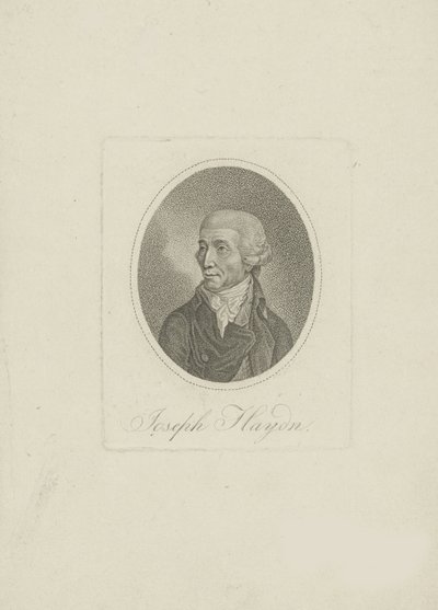 Portrait du compositeur Joseph Haydn 1732-1809, 1800s - Unbekannt
