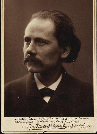 Portrait du compositeur Jules Massenet 1842-1912, 1881 - Unbekannt