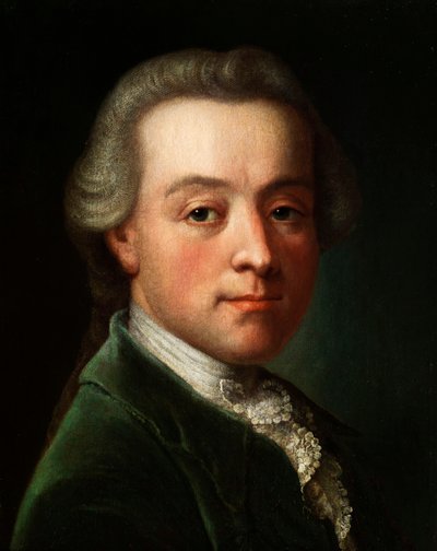 Portrait du compositeur Wolfgang Amadeus Mozart 1756-1791, vers 1789 - Unbekannt
