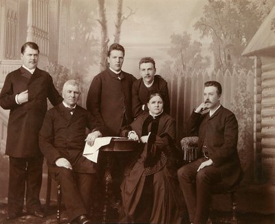 Portrait de la famille de Sophia Perovskaya, années 1860 - Unbekannt