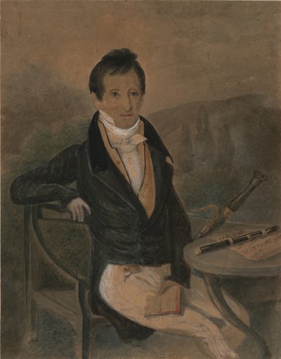 Portrait du flûtiste Jean-Louis Tulou 1786-1865, vers 1840 - Unbekannt