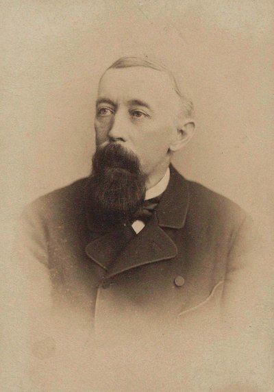 Portrait du librettiste et compositeur Franz Friedrich Richard Genée 1823-1895, vers 1880 - Unbekannt