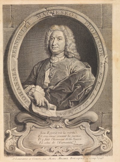 Portrait du mathématicien Johann Bernoulli - Unbekannt