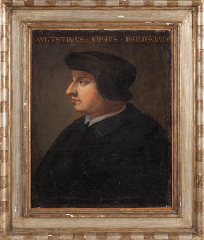 Portrait du philosophe Agostino Nifo, 18e siècle - Unbekannt