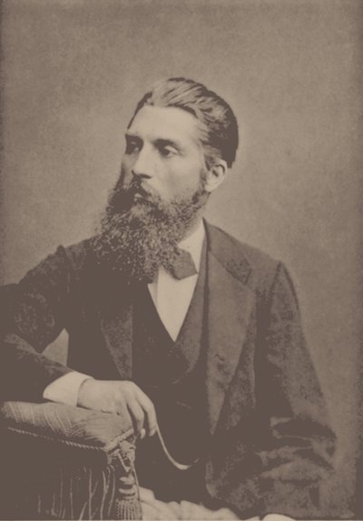 Portrait du pianiste et compositeur Adolf Jensen 1837-1879 - Unbekannt