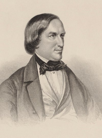 Portrait du pianiste et compositeur Karl August Krebs 1804-1880 - Unbekannt