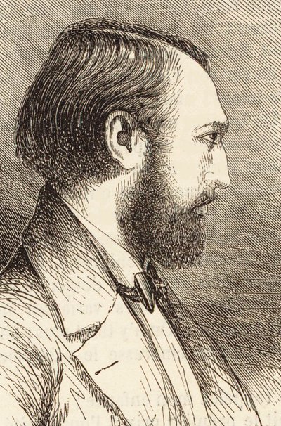 Portrait du pianiste et compositeur Louis Lacombe 1818-1884 - Unbekannt