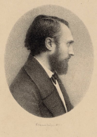 Portrait du pianiste et compositeur Louis Lacombe 1818-1884 - Unbekannt