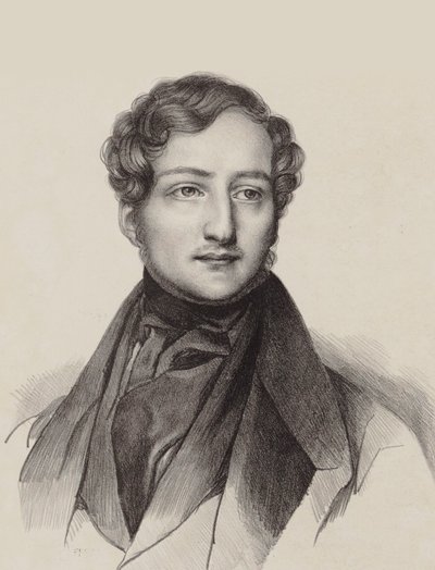 Portrait du pianiste et compositeur Sigismund Thalberg 1812-1871 - Unbekannt