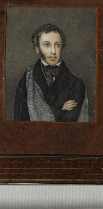 Portrait du poète Alexandre Sergueïevitch Pouchkine 1799-1837, premier quart du 19e siècle - Unbekannt