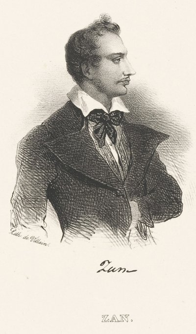 Portrait du poète Tomasz Zan 1796-1855, après 1824 - Unbekannt