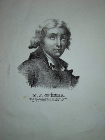 Portrait du poète et dramaturge Marie-Joseph Chénier - Unbekannt